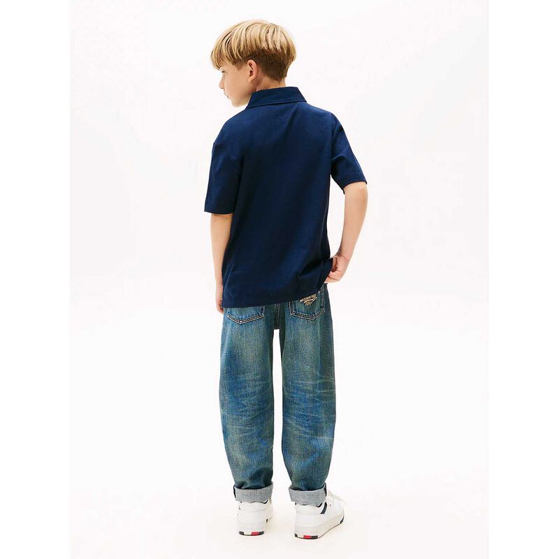 Tommy Hilfiger Archive TH Mixed Graphic Polo SS 8-10Y image number 2